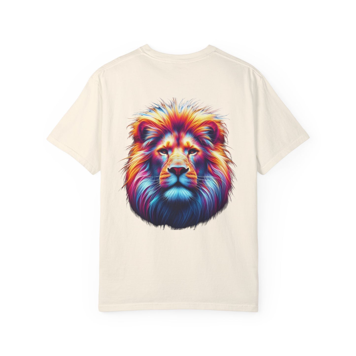 Vibrant Lion & Cross Unisex T-Shirt - Faith-Inspired Tees for Everyday Wear