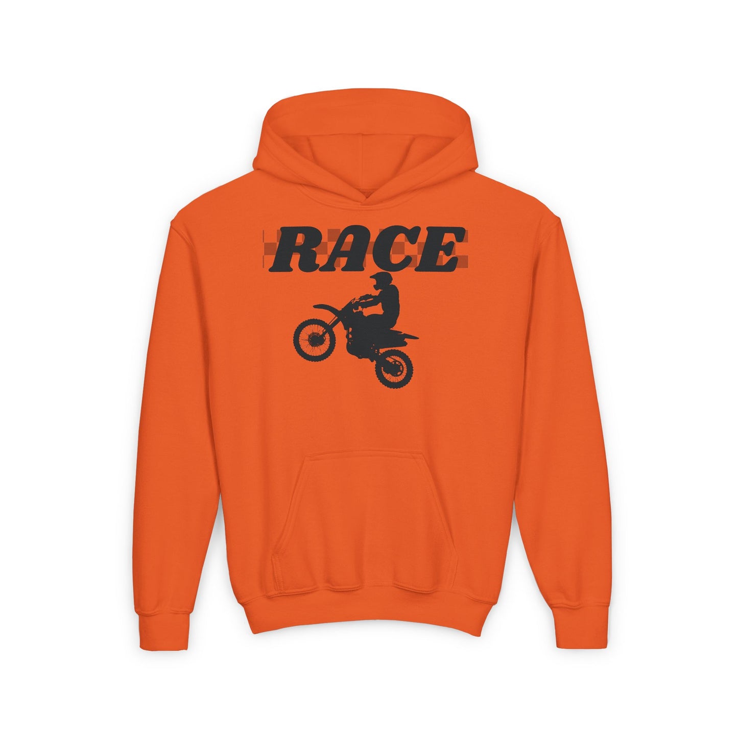 Youth Race Motocross Hoodie - Perfect for Young Riders & Racing Fans