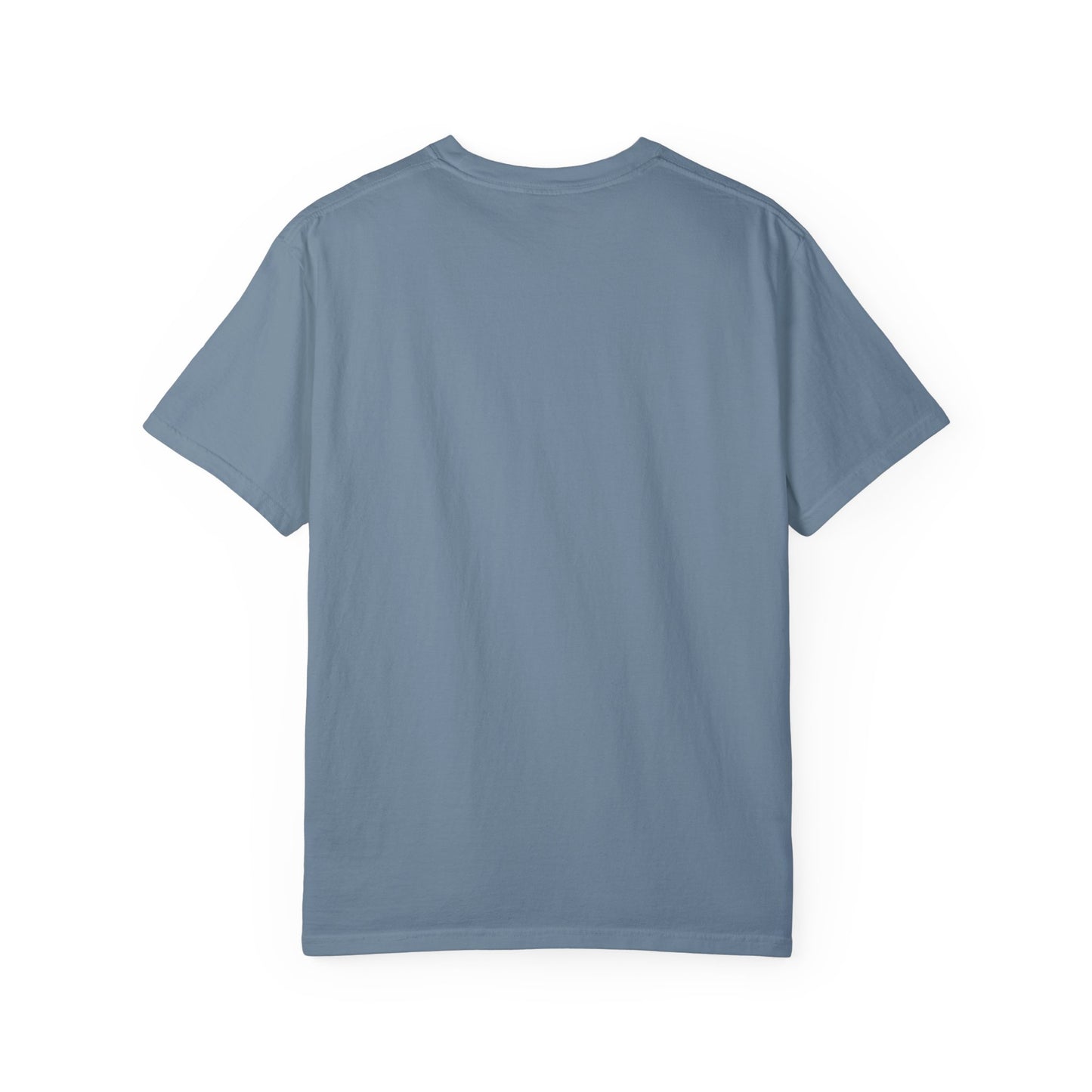 Unisex Garment-Dyed T-Shirt with Minimalist Cross Design
