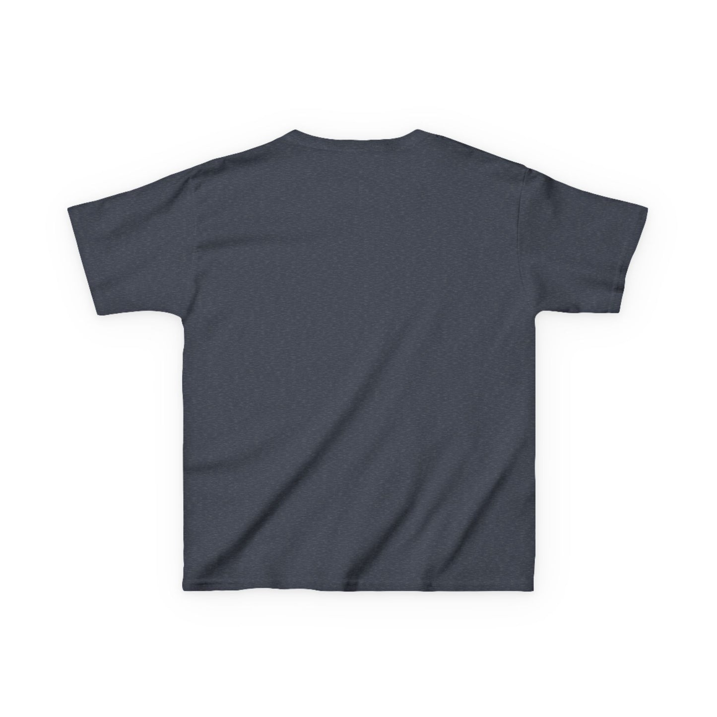 YHWH Kids Heavy Cotton Tee - Faith-Inspired Black T-Shirt for Everyday Wear