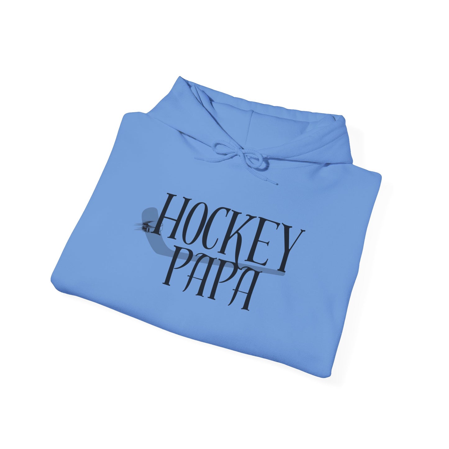 * Custom * Hockey Papa Hooded Sweatshirt - Unisex Heavy Blend