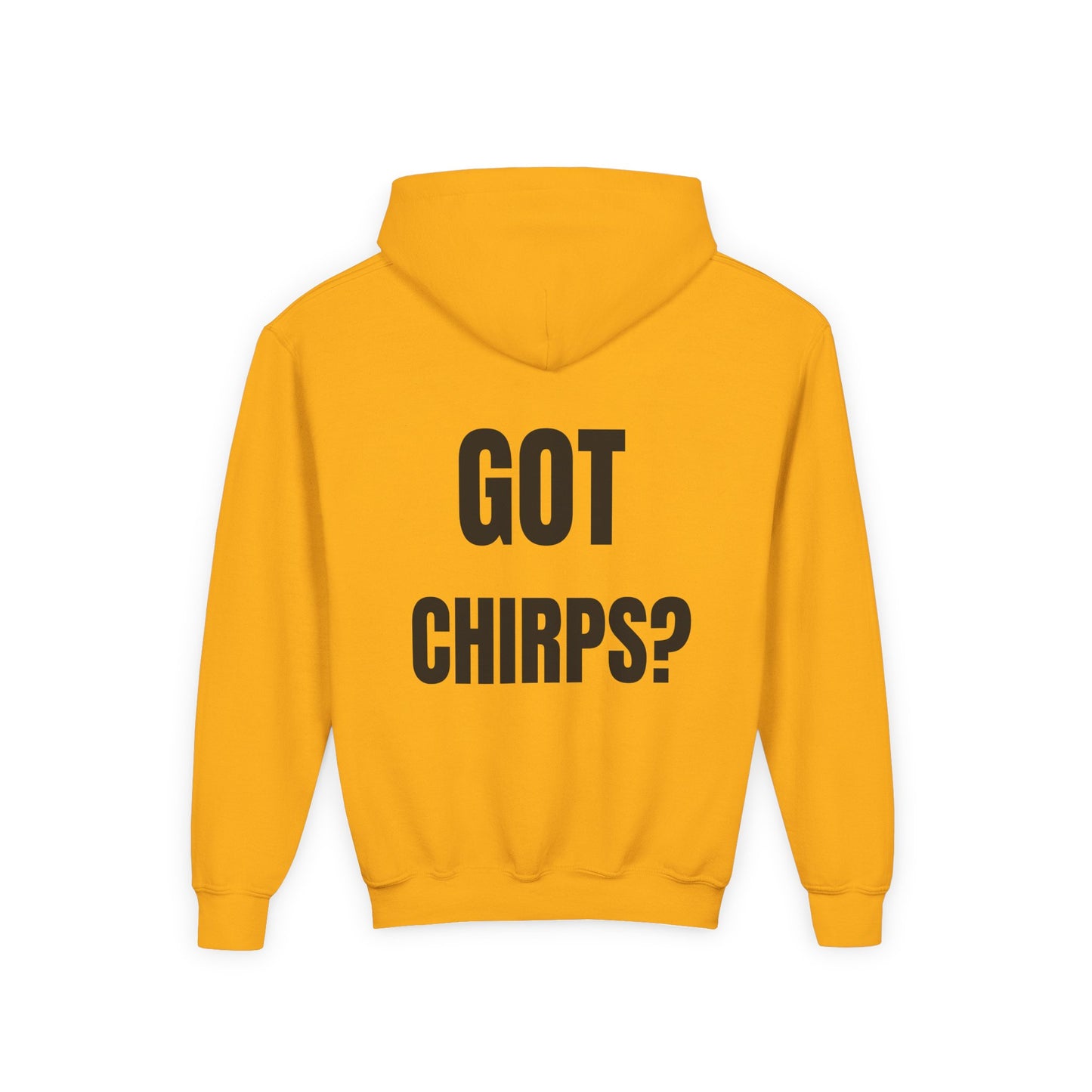 Youth Hockey Hooded Sweatshirt - "Got Chirps?" Fun and Comfy Casual Wear