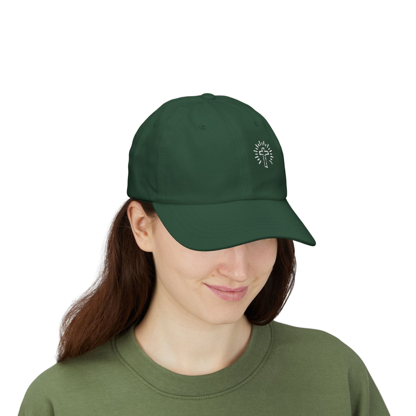 Inspirational Classic Cap with Cross Design