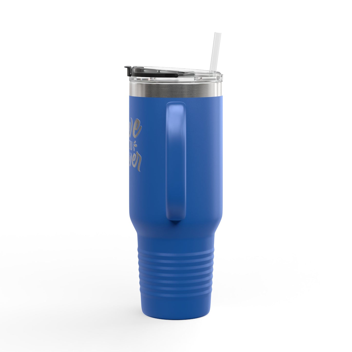 40oz Insulated Travel Mug with 'Love You Forever' Design - Perfect for Daily Hydration and Gifting