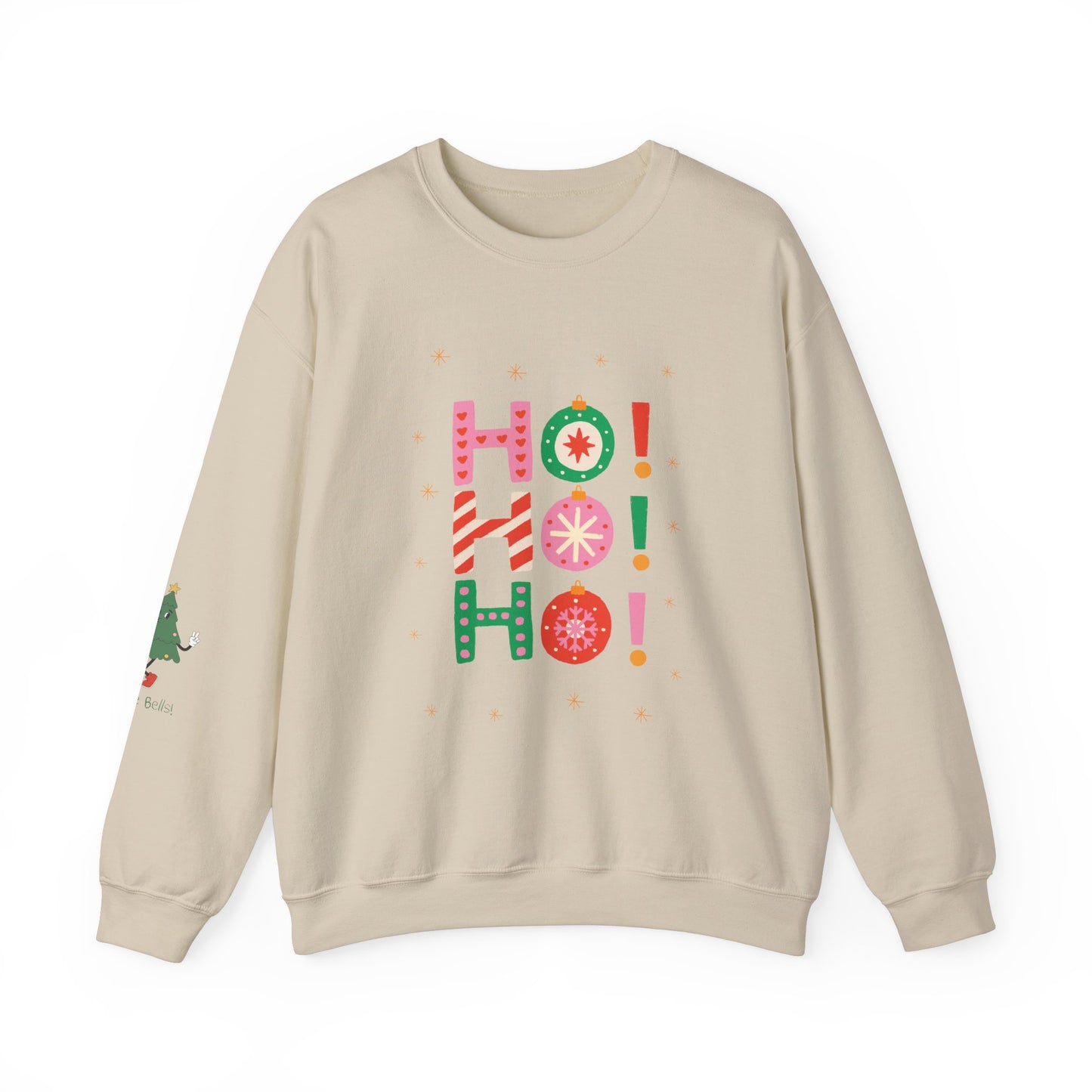 Festive 'Ho Ho Ho!' Unisex Heavy Blend™ Crewneck Sweatshirt