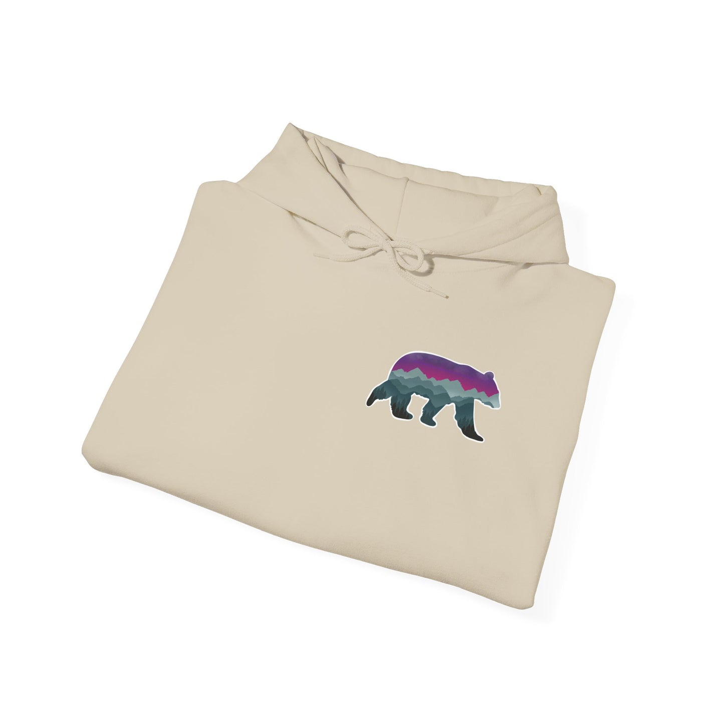 Cozy Bear Graphic Hoodie - Unisex Heavy Blend™ Sweatshirt