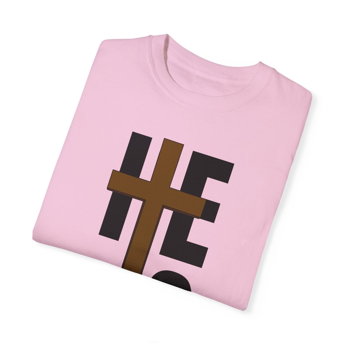 Christ is Risen Unisex Garment-Dyed T-Shirt - Faith-Based Tee