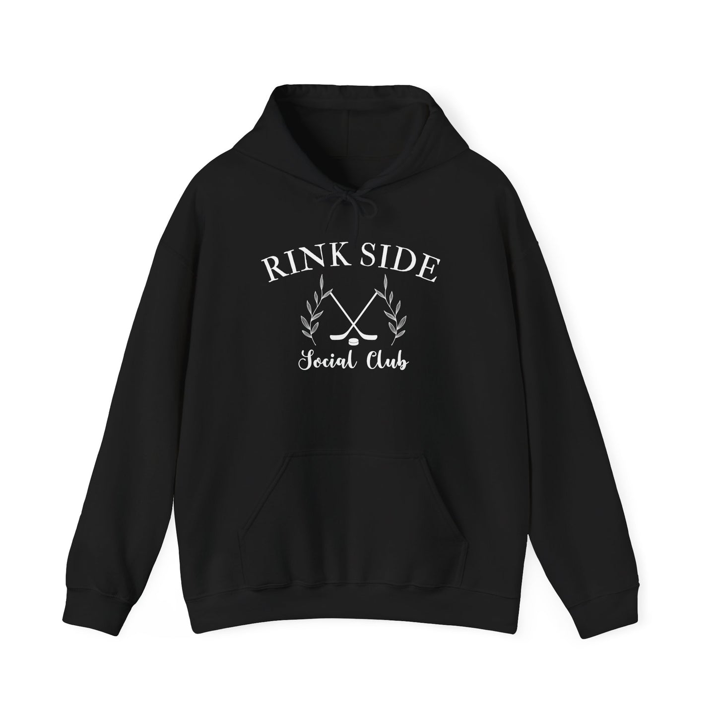Rink Side Social Club Hoodie - Stylish Unisex Heavy Blend Sweatshirt for Hockey Lovers