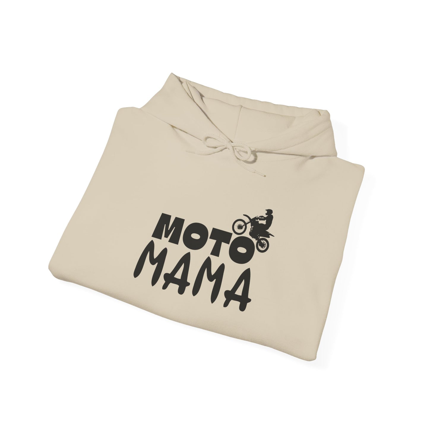 Moto Mama Hoodie | Unisex Heavy Blend Sweatshirt | Perfect for Motorcycle Enthusiasts