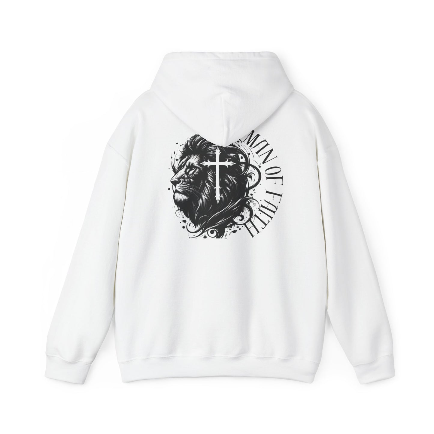 Faith-Inspired Man Of Faith Design Unisex Heavy Blend™ Hoodie