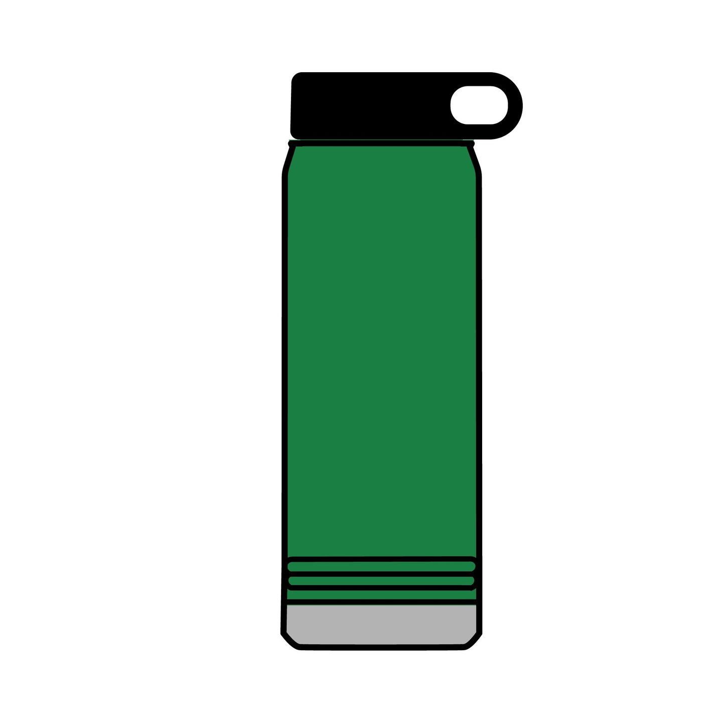 Athletic 32oz Water Bottle with American Flag Design - Perfect for Sports Fans