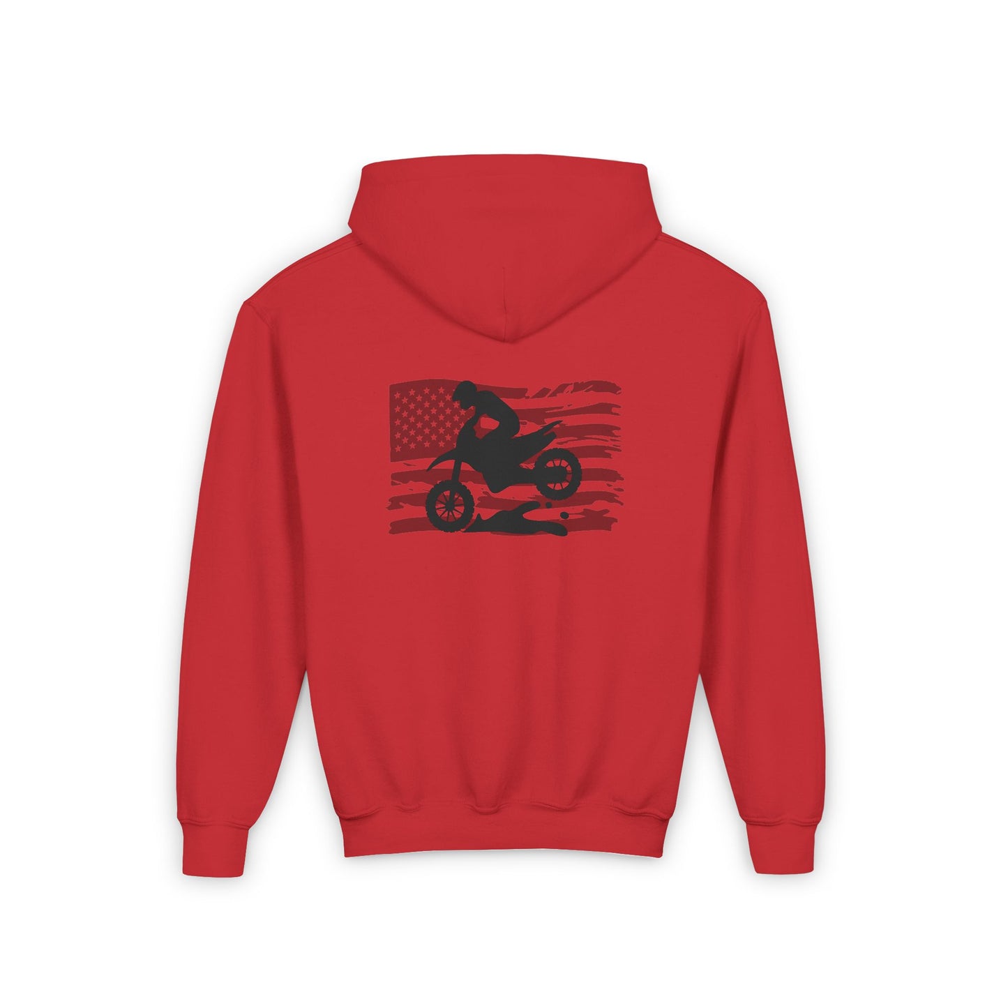 Youth Race Motocross Hoodie - Perfect for Young Riders & Racing Fans