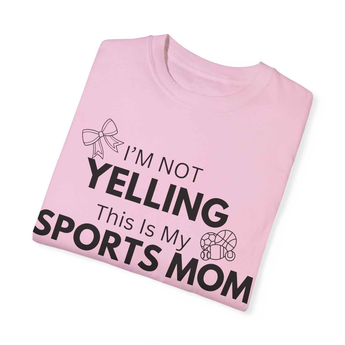 Sports Mom Voice T-Shirt - Unisex Garment-Dyed Tee for Active Moms