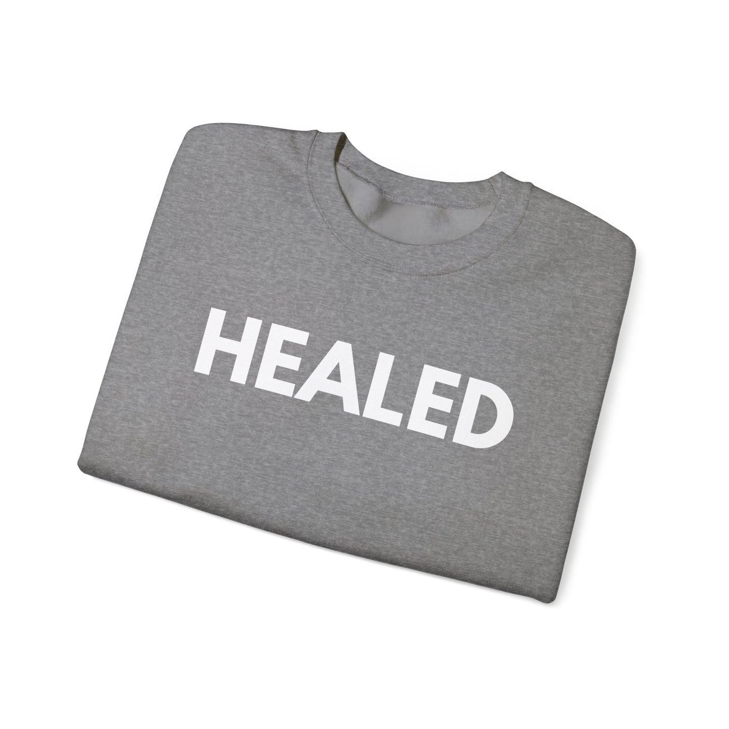 Healed Godly Unisex Heavy Blend™ Crewneck Sweatshirt - Perfect for Wellness and Self-Care