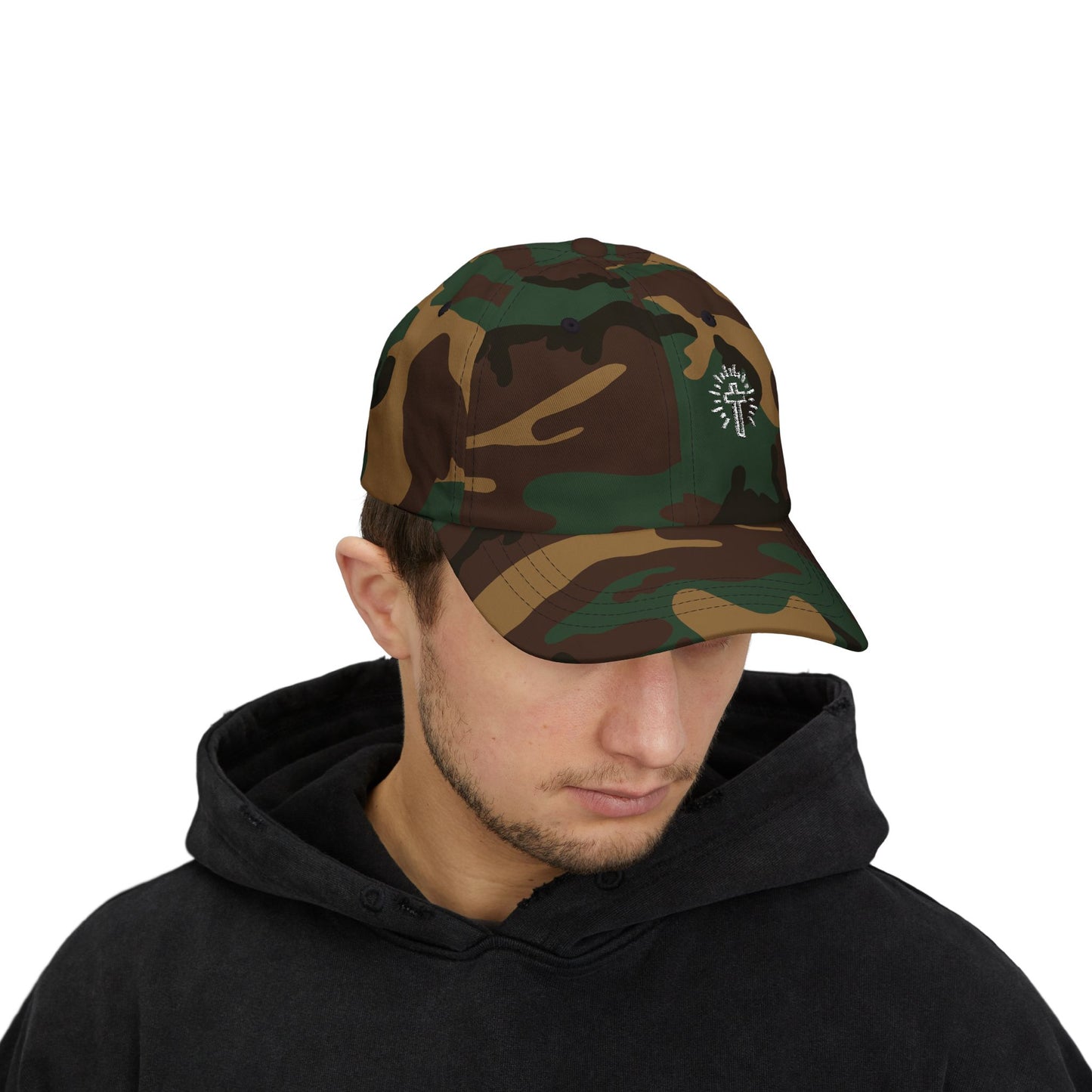 Inspirational Classic Cap with Cross Design