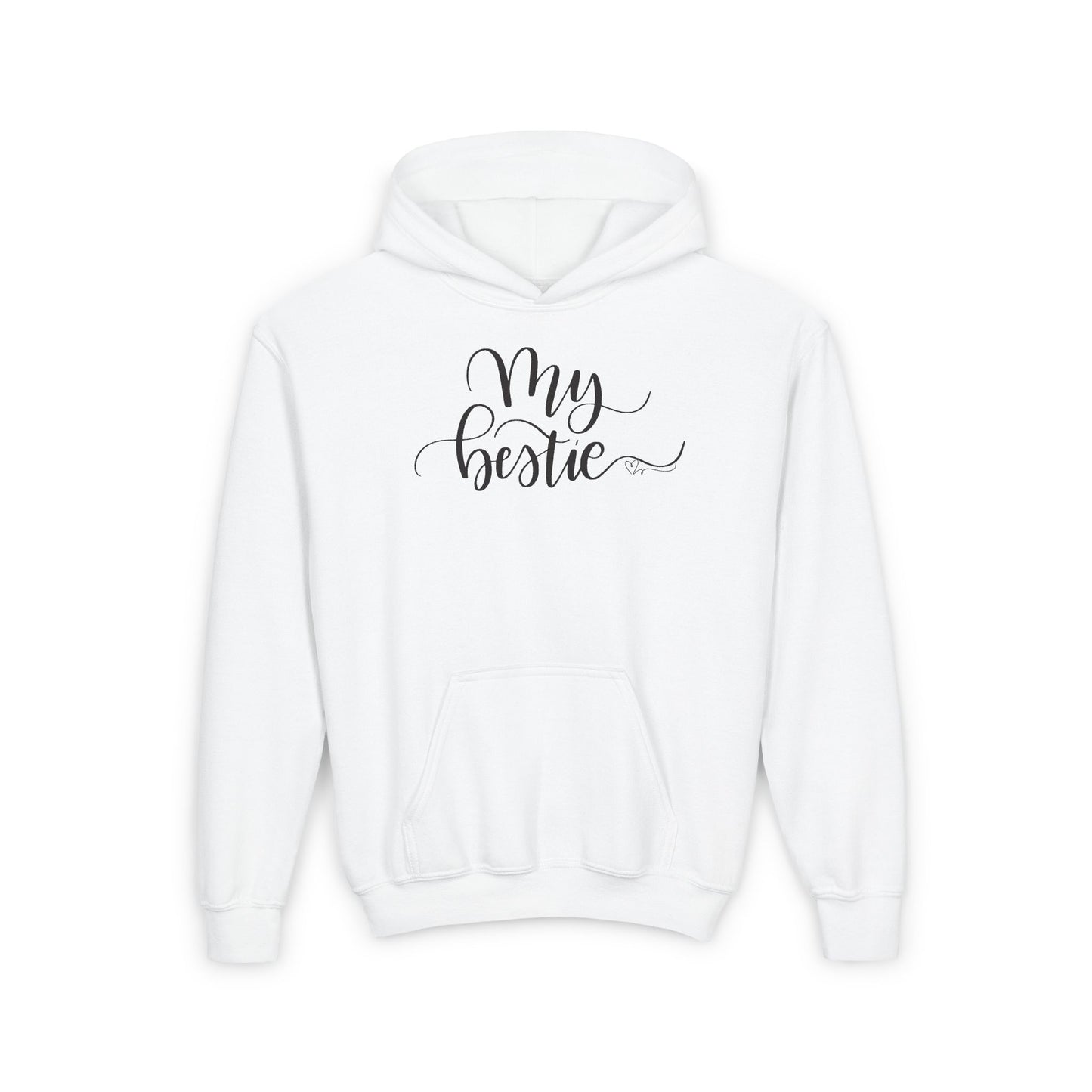 Youth 'My Bestie' Heavy Blend Hoodie - Perfect for Friends & Celebrations