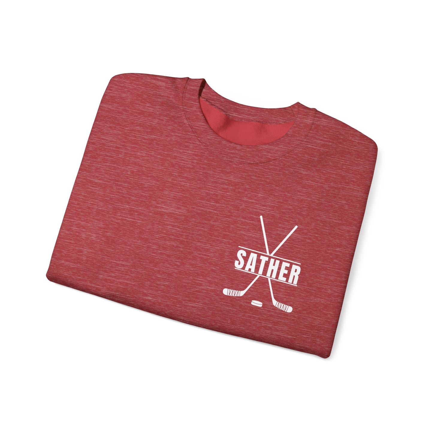 *** CUSTOM*** Unisex Heavy Blend™ Crewneck Sweatshirt - Hockey Rizz Up #47 Hockey Design