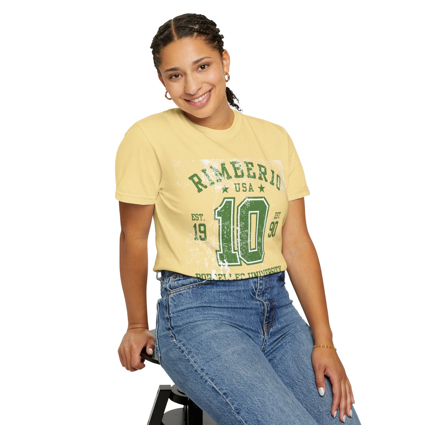 Vintage Varsity T-Shirt - RIMEERIO 10 BORELLEC UNIVERSITY Unisex