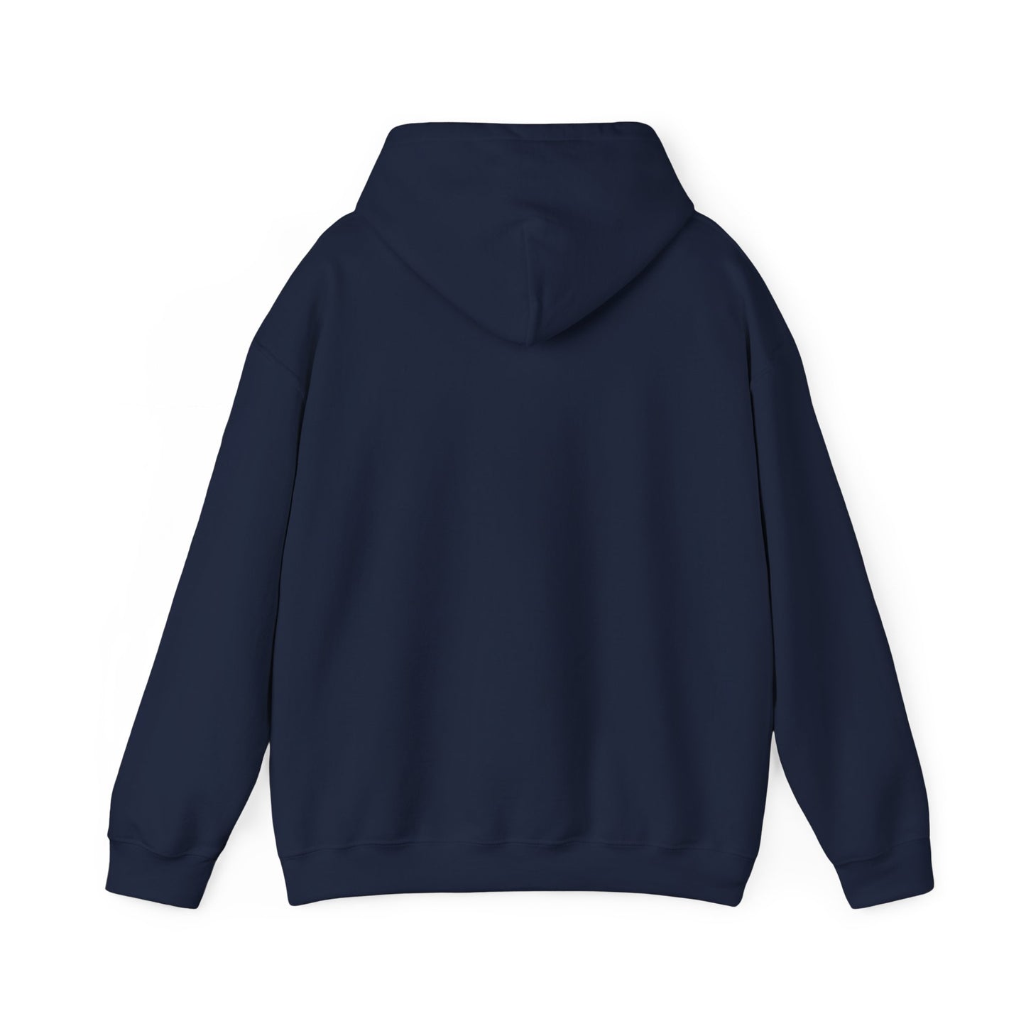 Unisex Heavy Blend™ Hooded Sweatshirt - Minimalist Design with Cross Logo