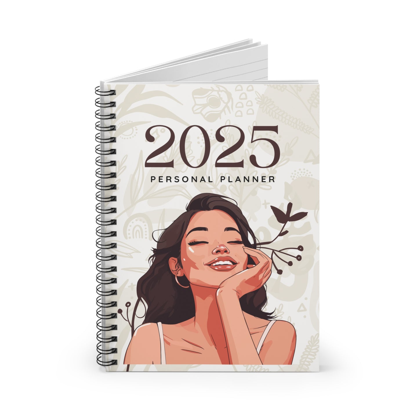 2025 Personal Planner - Inspirational Spiral Notebook for Goal Setting and Organization