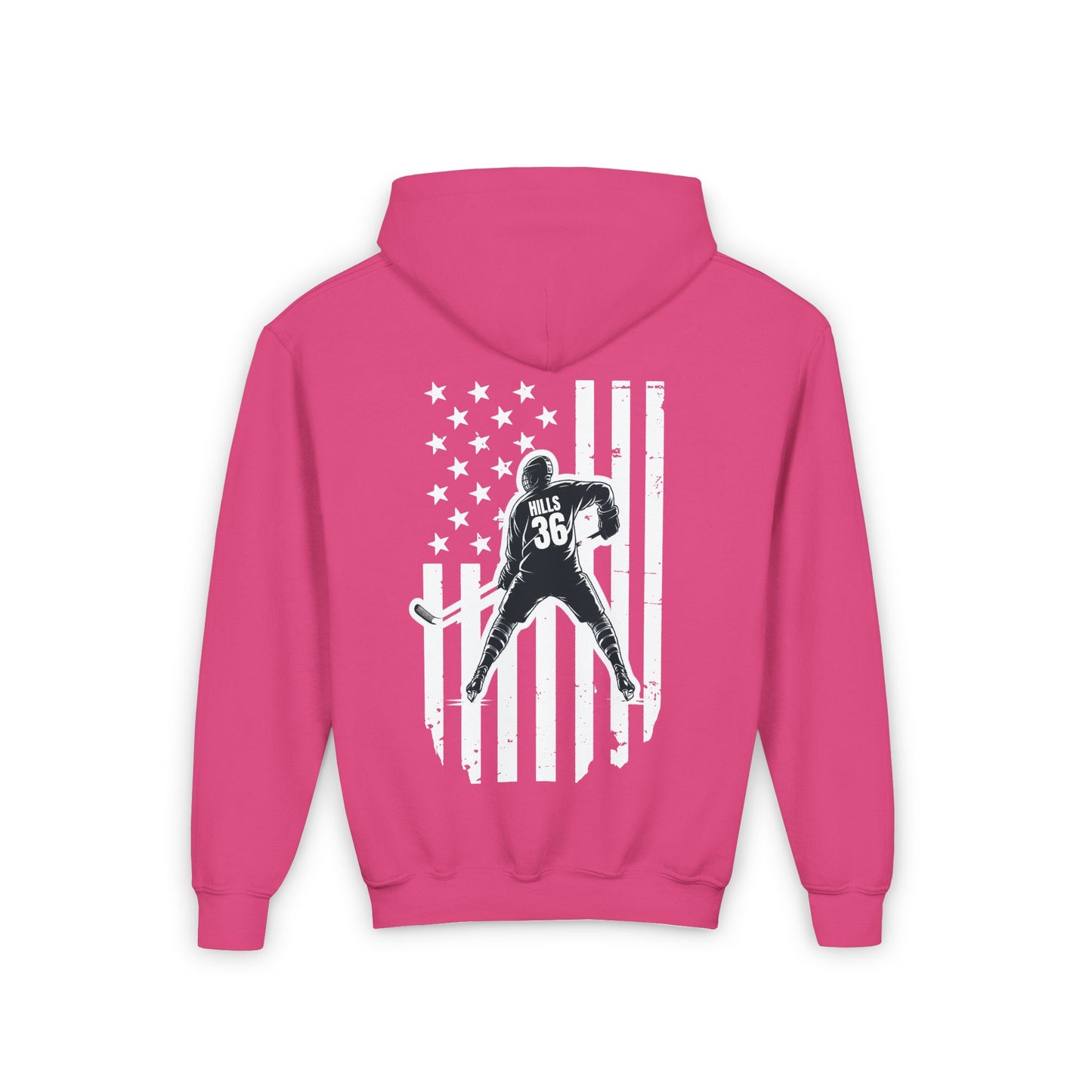 ***CUSTOM*** Hockey Player Hoodie American Flag