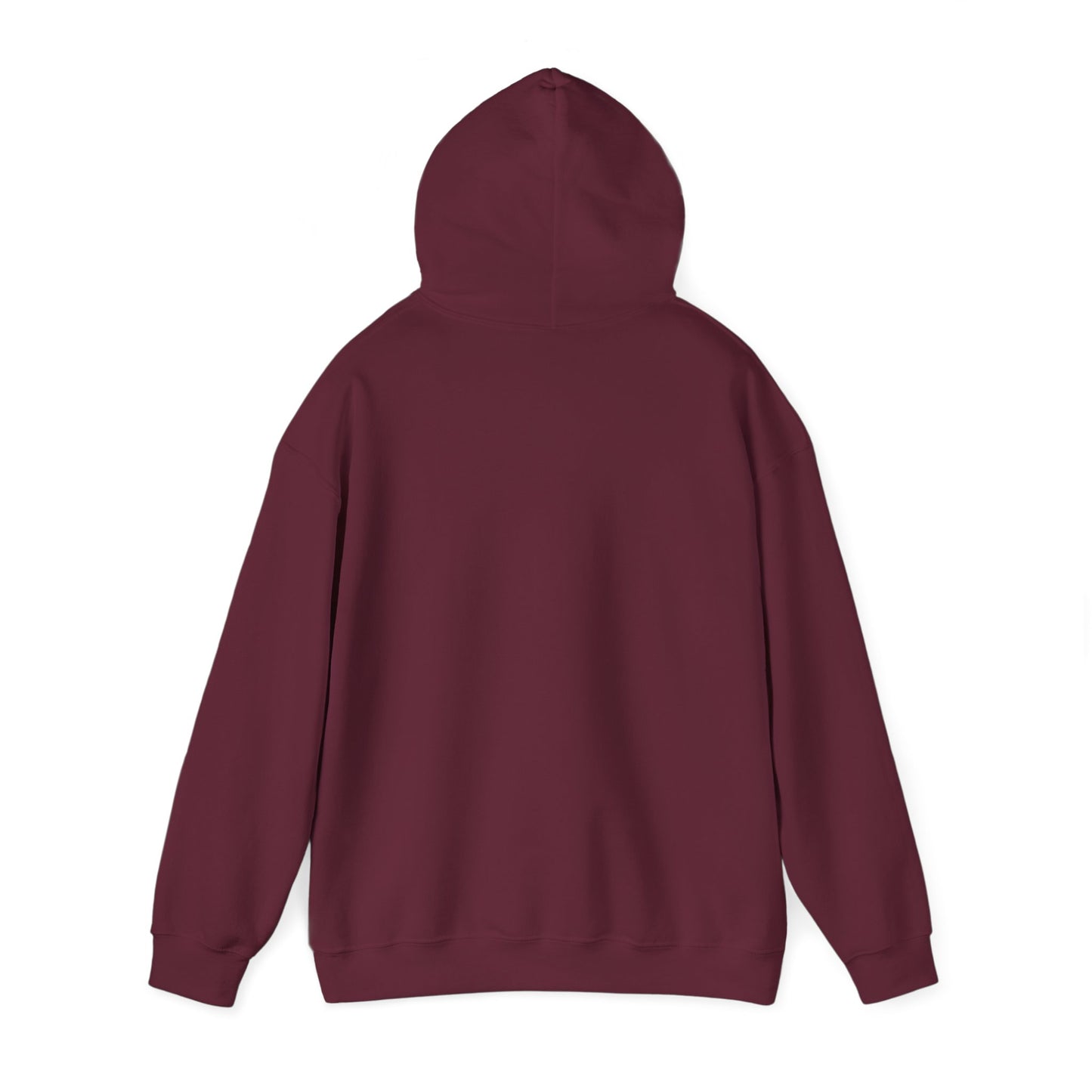 Unisex Heavy Blend™ Hooded Sweatshirt - Minimalist Design with Cross Logo