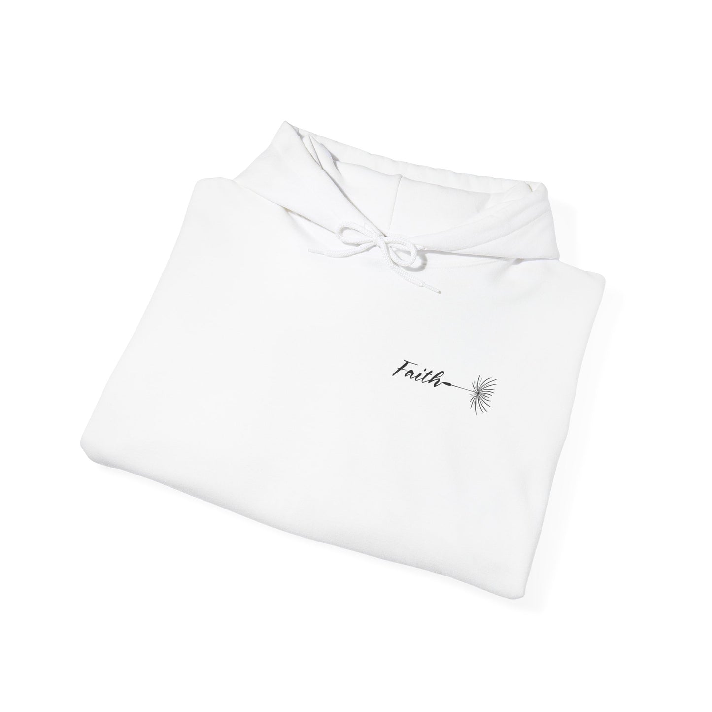 Faith Hope Love Unisex Hooded Sweatshirt - Cozy Inspirational Apparel