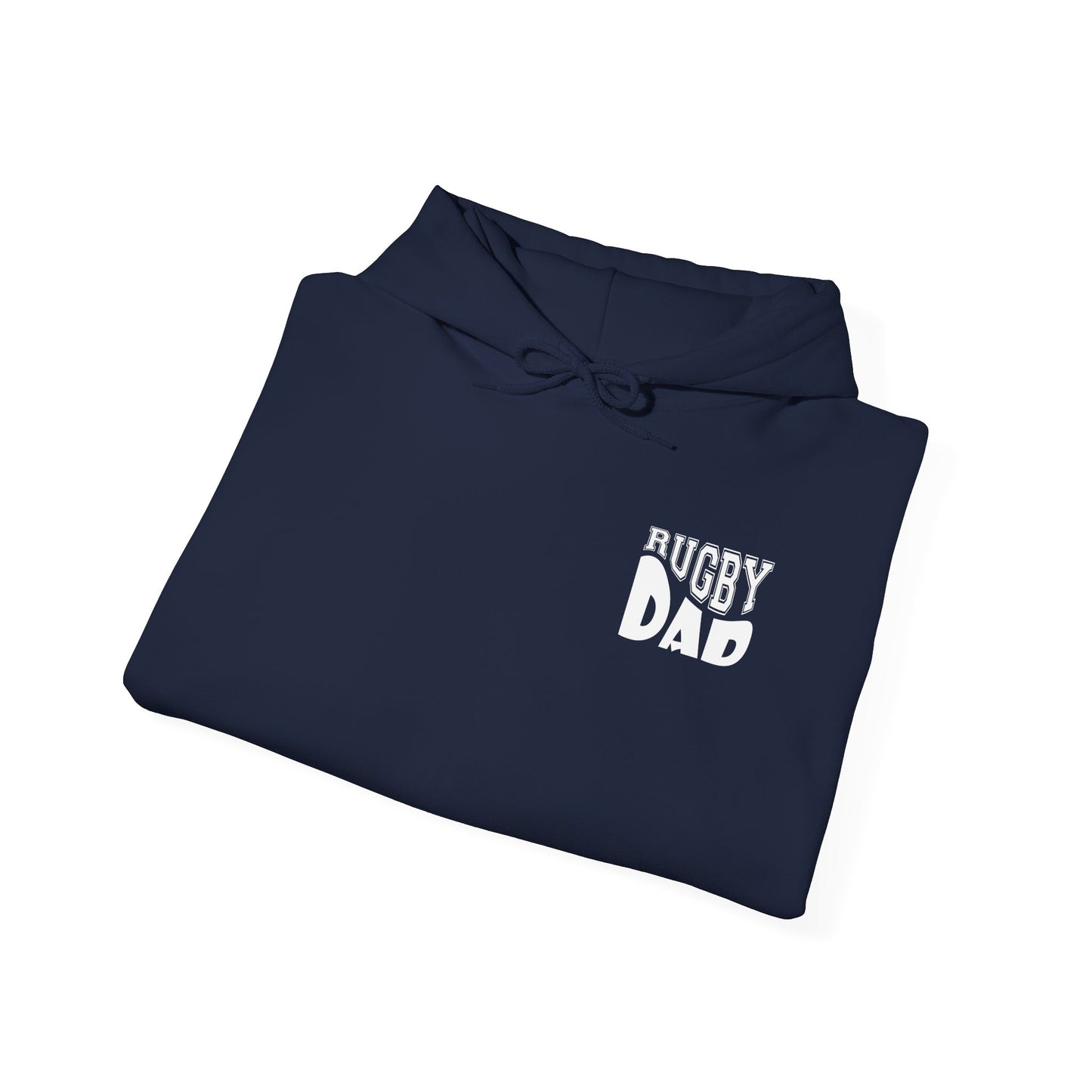*** CUSTOM *** Rugby America Dad Hoodie - Unisex Heavy Blend Sweatshirt with American Flag Design