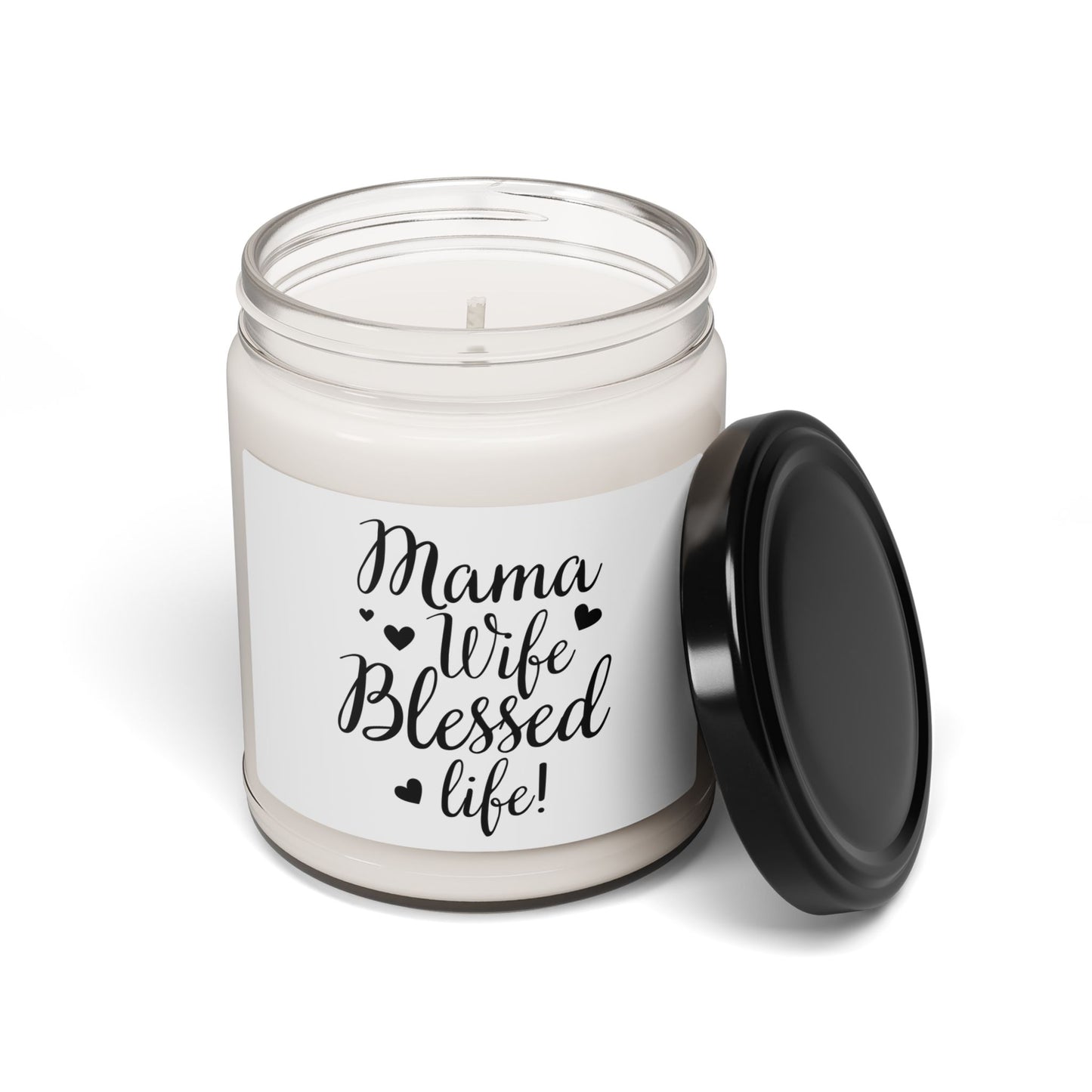 Mama Wife Blessed Soy Candle – 9oz Scented Candle for Home Relaxation & Gift Giving