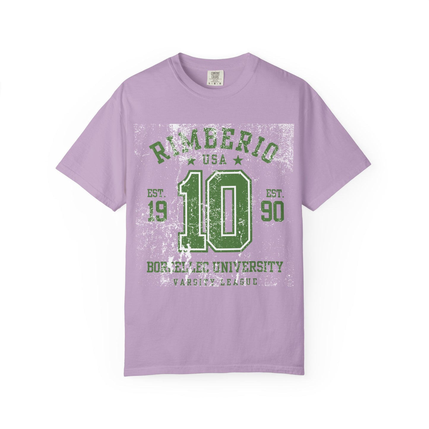 Vintage Varsity T-Shirt - RIMEERIO 10 BORELLEC UNIVERSITY Unisex