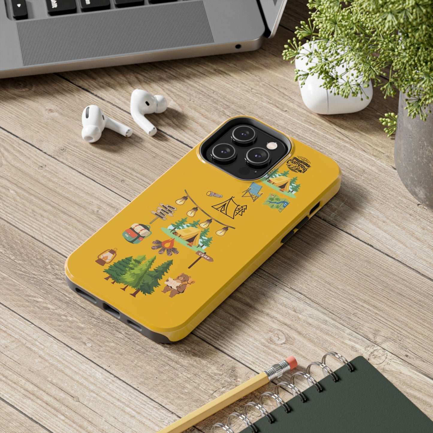 Adventure Vibe Tough Phone Case with Nature Designs