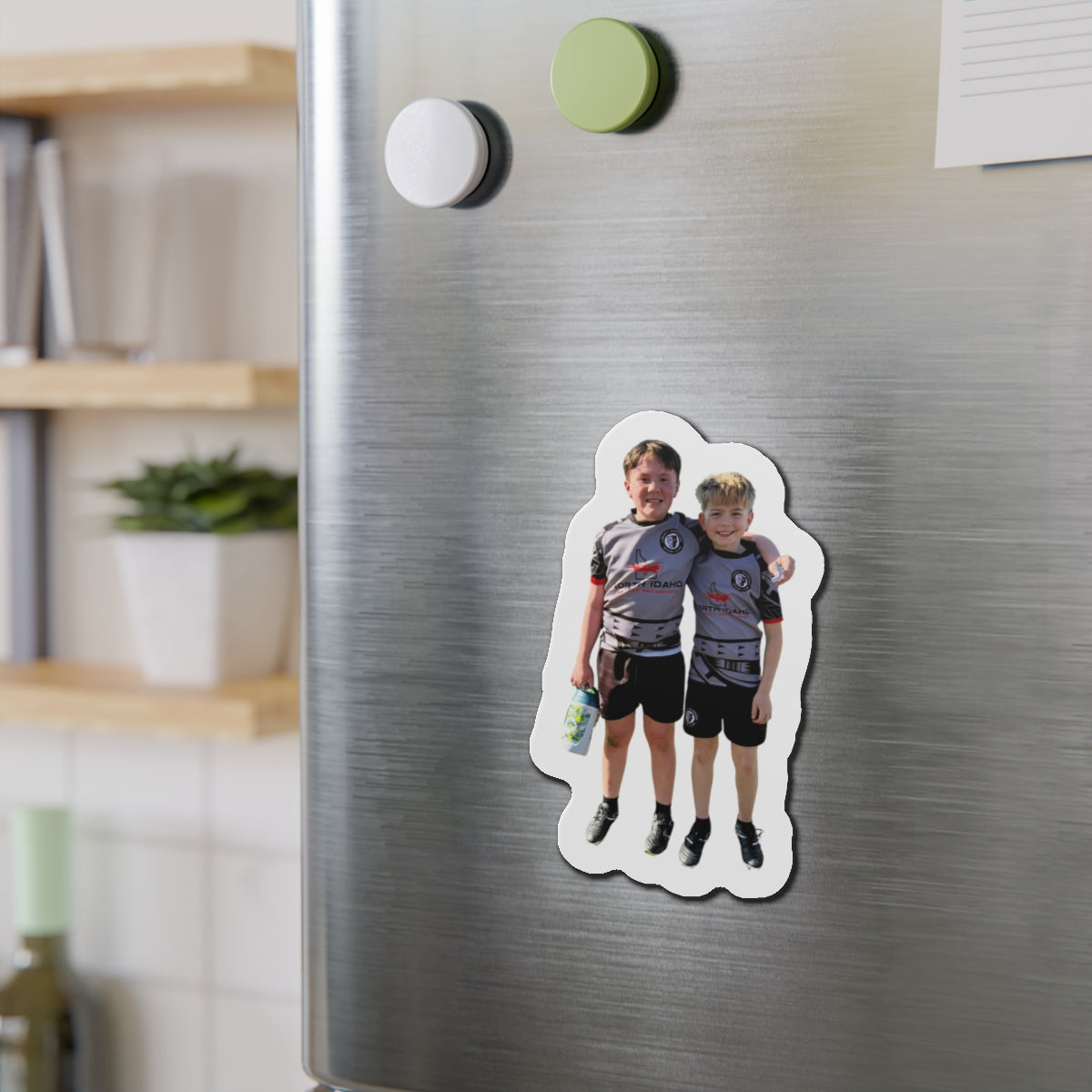 Personalized Die-Cut Magnets - Custom Photo Keepsakes for Celebrations & Memories