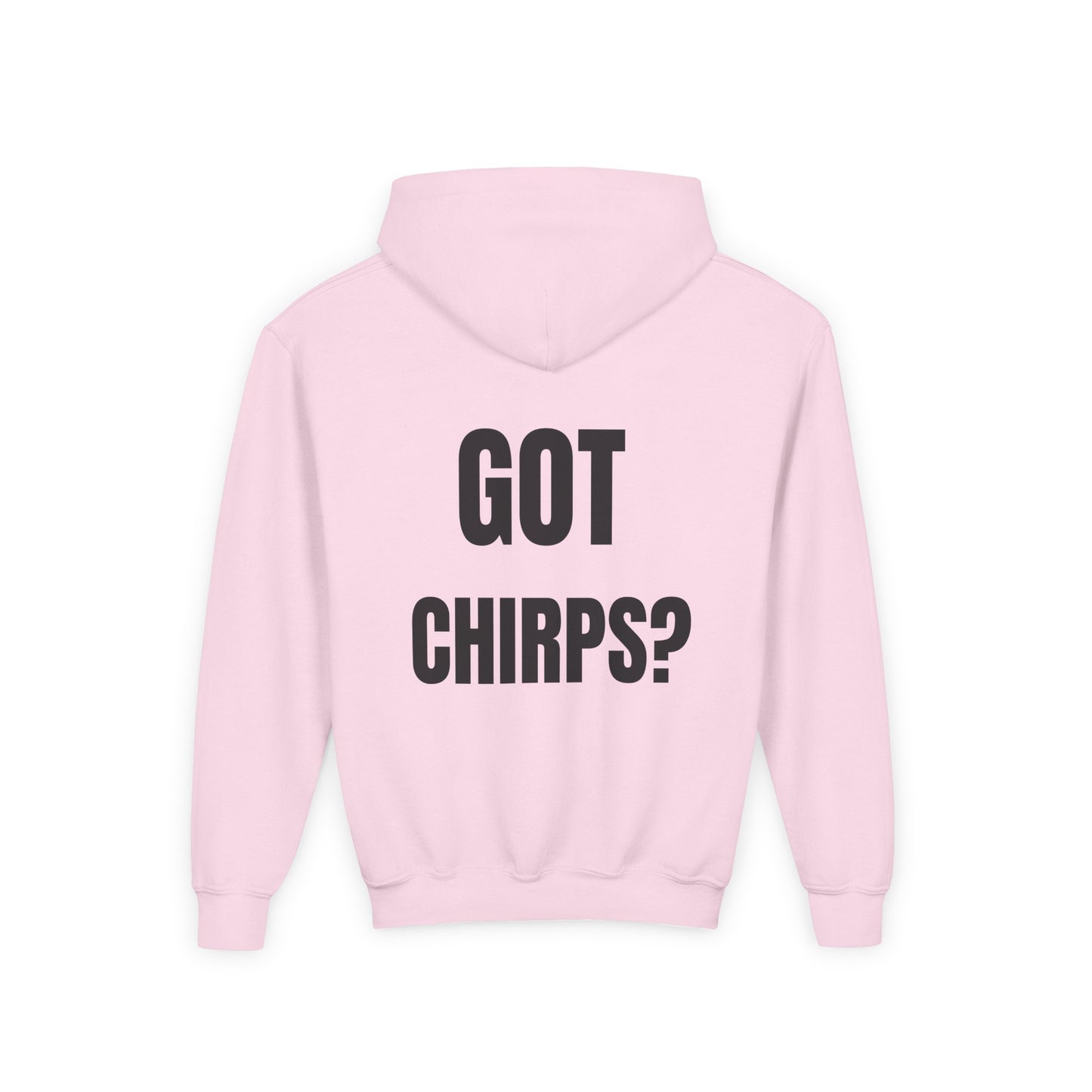 Youth Hockey Hooded Sweatshirt - "Got Chirps?" Fun and Comfy Casual Wear