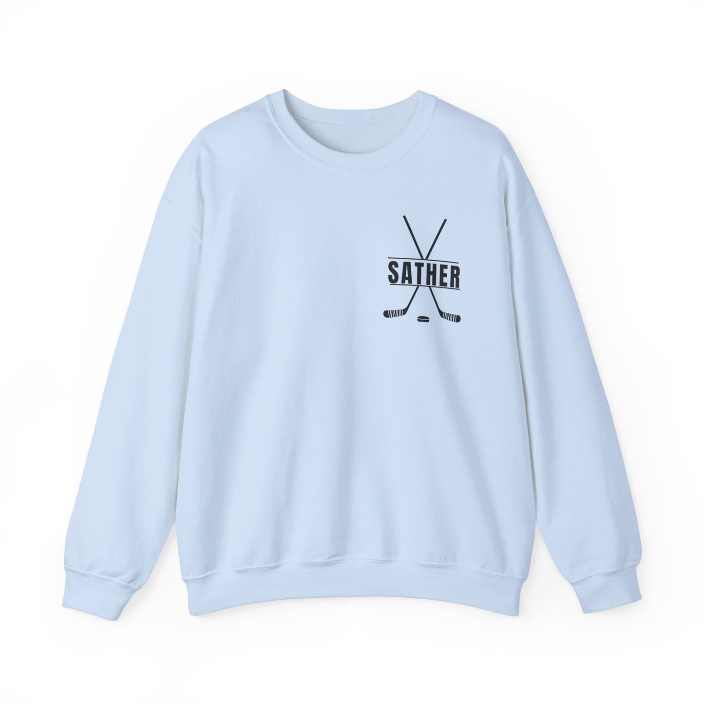 *** CUSTOM *** Unisex Heavy Blend™ Crewneck with Hockey Rizz Up Design
