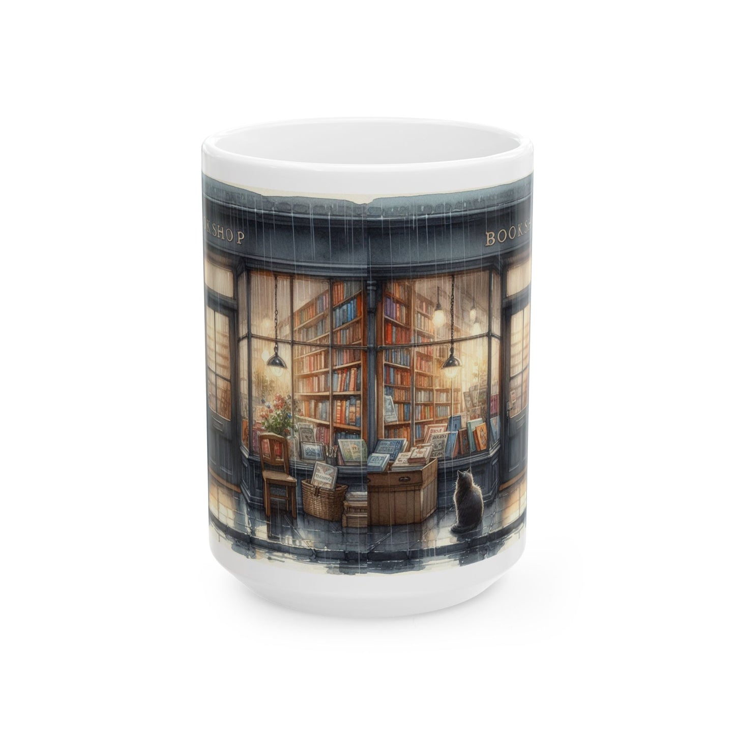 Cozy Reading Nook Ceramic Mug - 11oz & 15oz