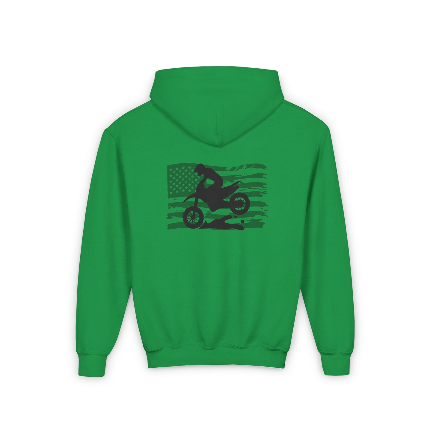 Youth Race Motocross Hoodie - Perfect for Young Riders & Racing Fans
