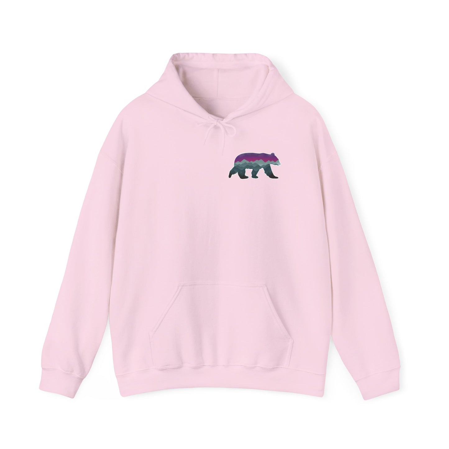 Cozy Bear Graphic Hoodie - Unisex Heavy Blend™ Sweatshirt