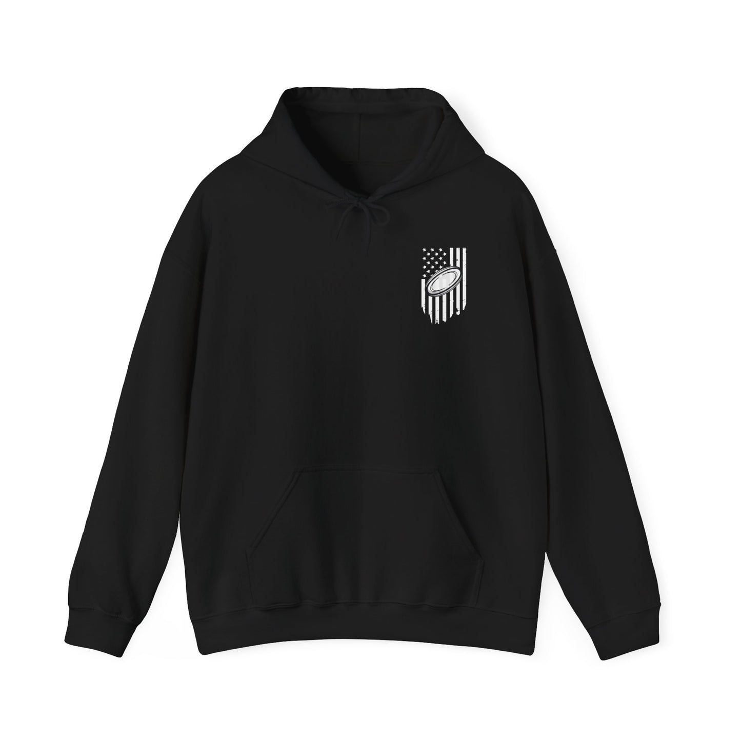Rugby Mom Hoodie – Unisex Heavy Blend™ Sweatshirt with American Flag Design