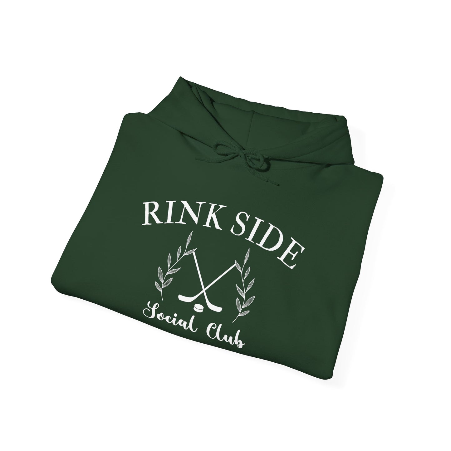 Rink Side Social Club Hoodie - Stylish Unisex Heavy Blend Sweatshirt for Hockey Lovers