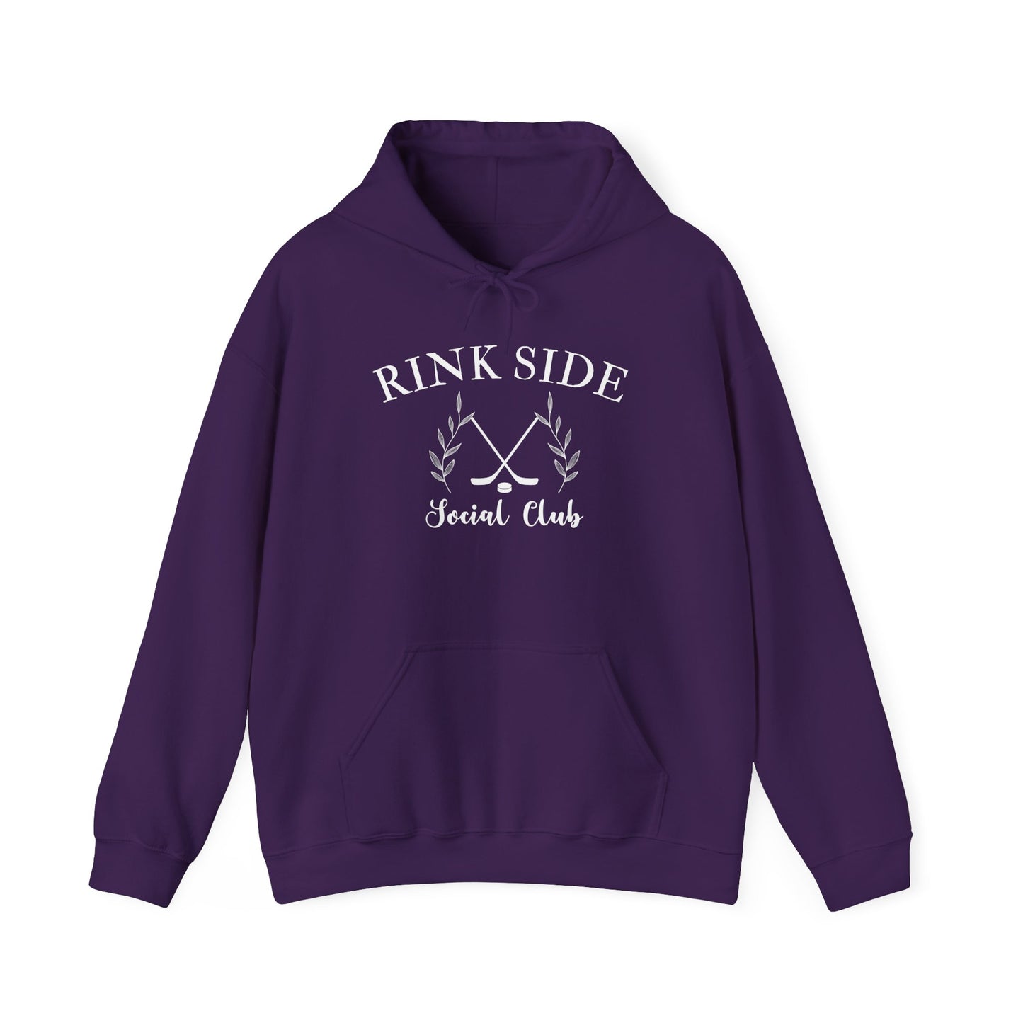 Rink Side Social Club Hoodie - Stylish Unisex Heavy Blend Sweatshirt for Hockey Lovers
