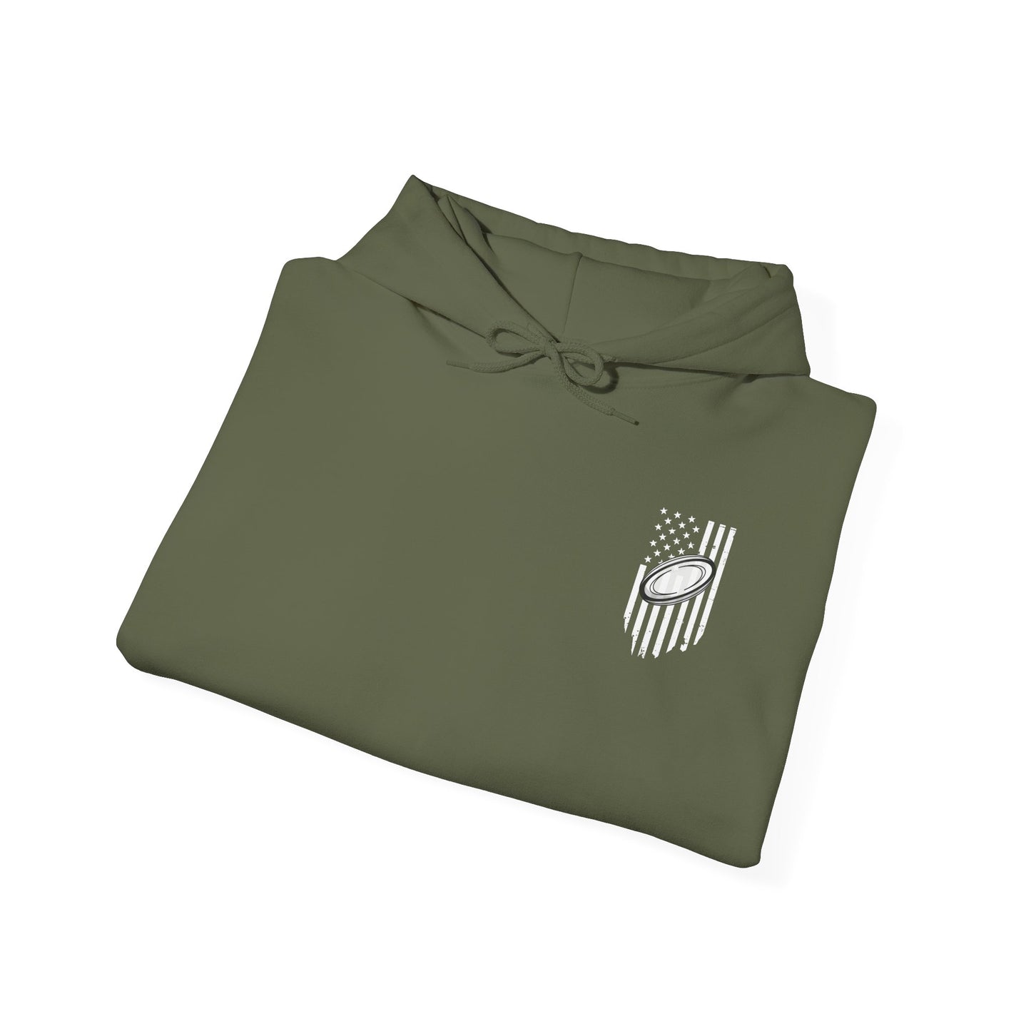 Rugby Mom America Hooded Sweatshirt | Unisex Heavy Blend | Sports Gift