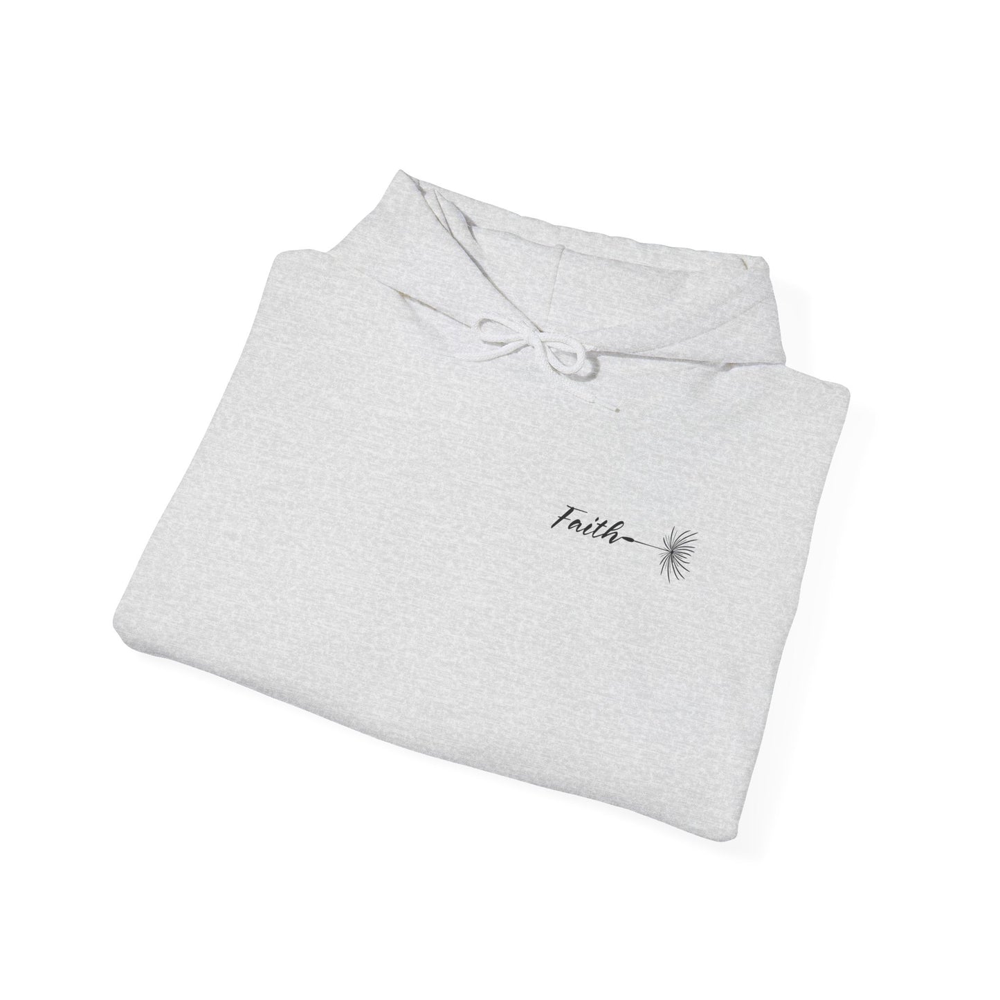 Faith Hope Love Unisex Hooded Sweatshirt - Cozy Inspirational Apparel