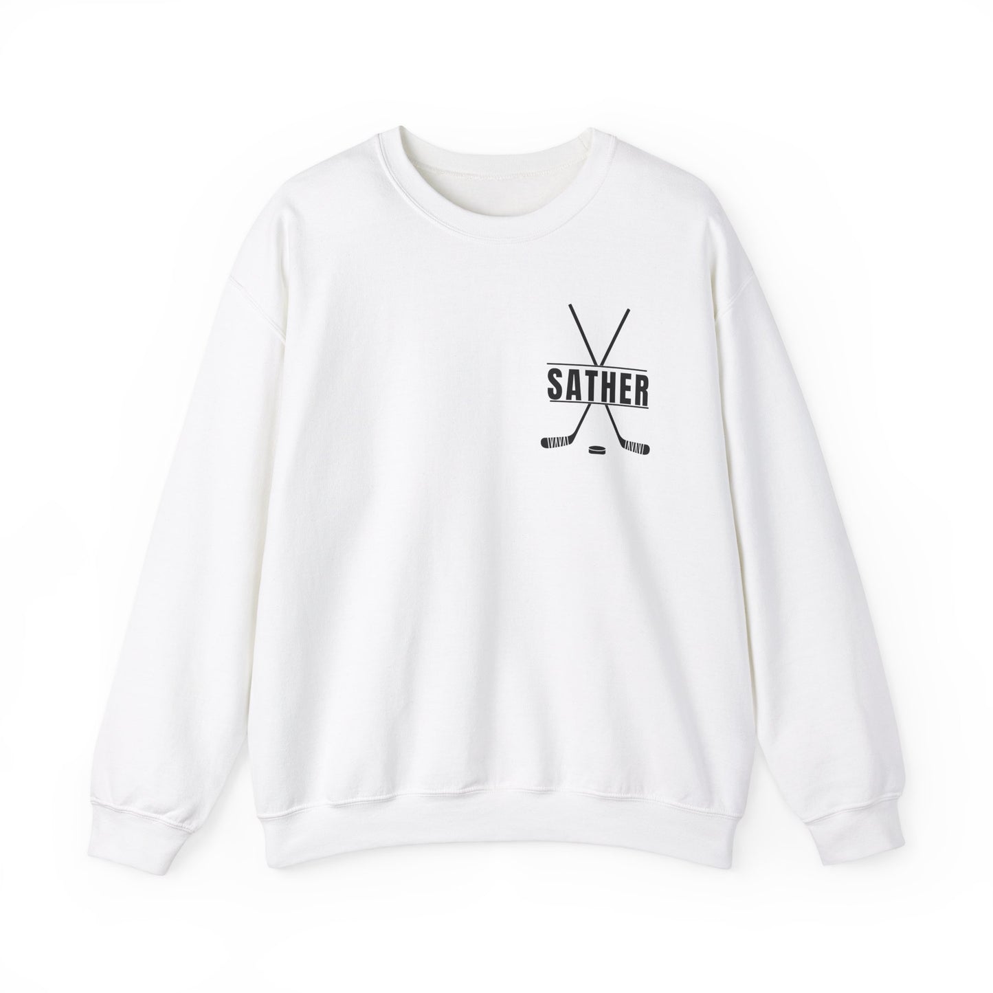 *** CUSTOM *** Unisex Heavy Blend™ Crewneck with Hockey Rizz Up Design