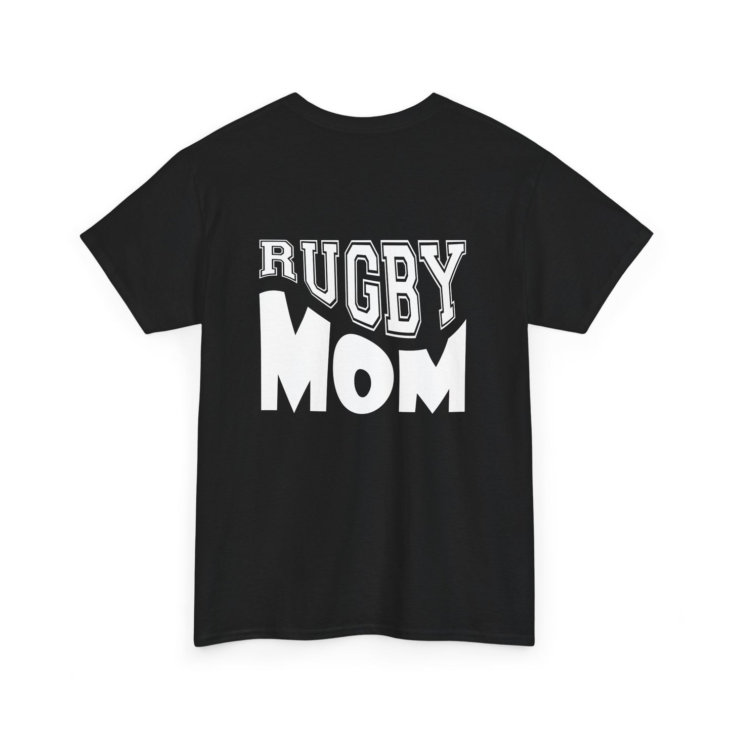 Rugby Mom Unisex Heavy Cotton Tee - Sporty Graphic T-shirt for Rugby Fans