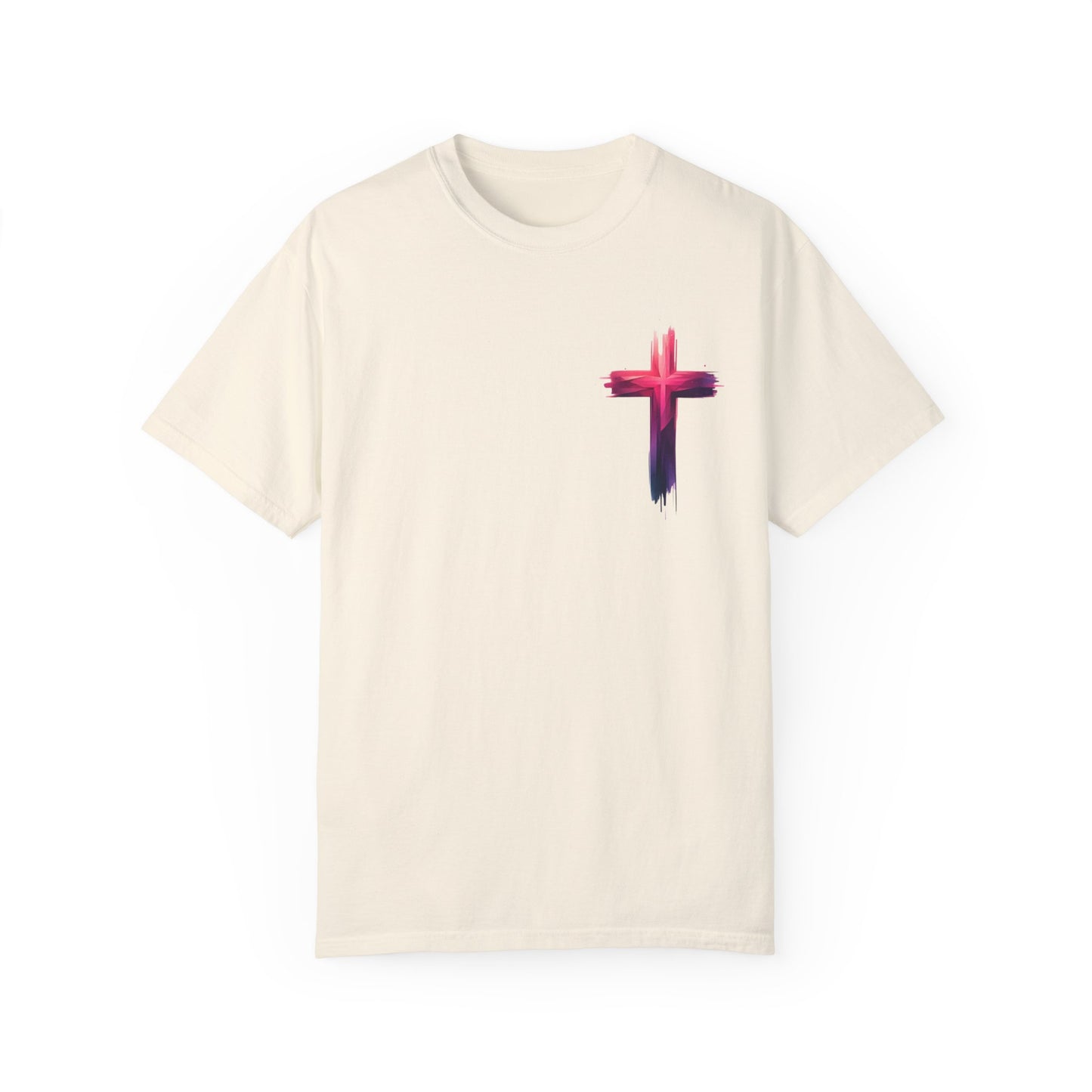 Vibrant Lion & Cross Unisex T-Shirt - Faith-Inspired Tees for Everyday Wear