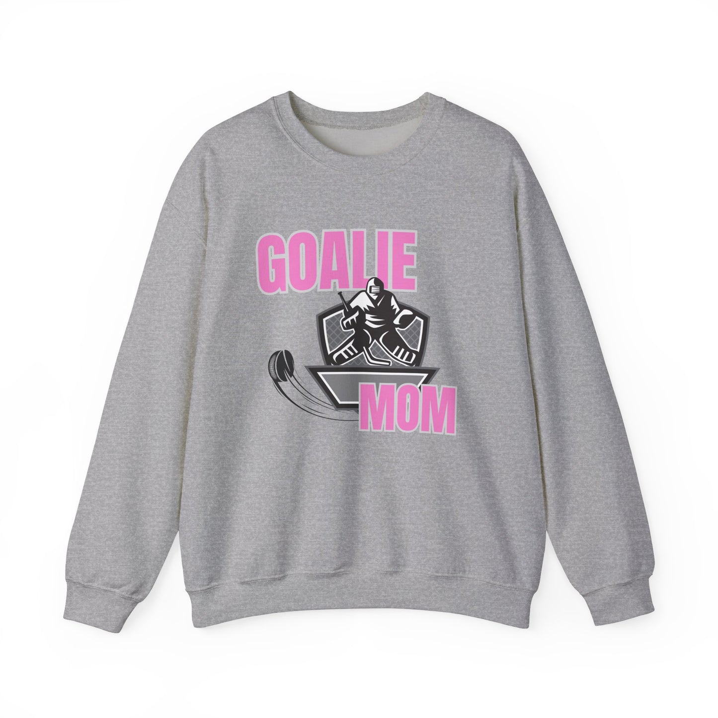 Goalie Mom Crewneck Sweatshirt | Cozy Hockey Apparel