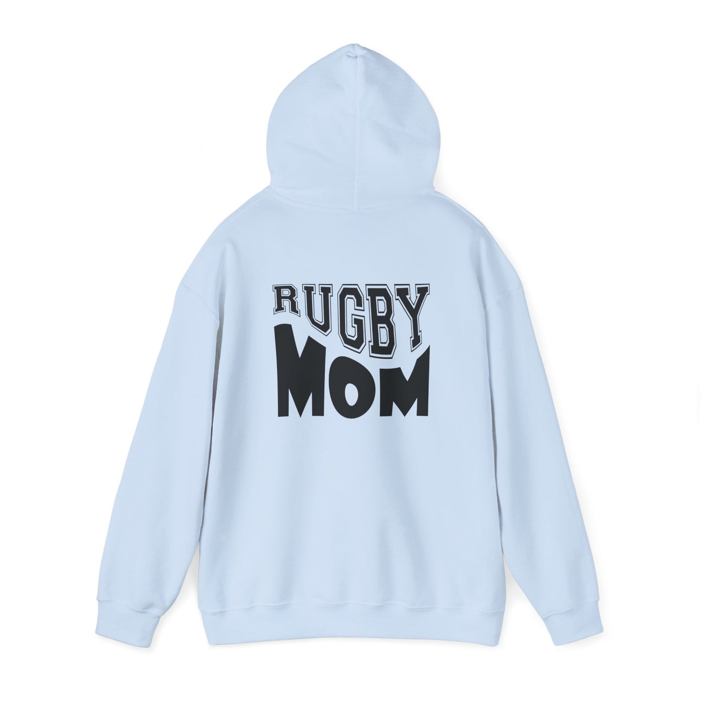 **CUSTOM**** Rugby Mom Unisex Heavy Blend Hooded Sweatshirt - Cozy and Stylish
