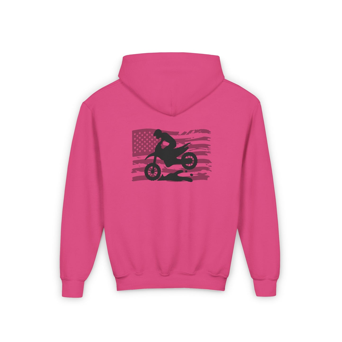 Youth Race Motocross Hoodie - Perfect for Young Riders & Racing Fans