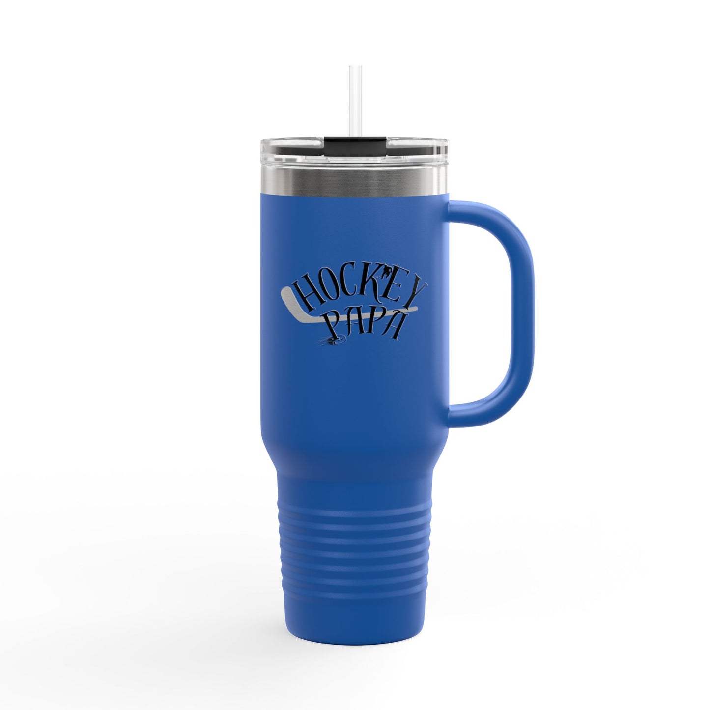 Hockey Papa Insulated Travel Mug - 40oz | Perfect Gift for Hockey Dads