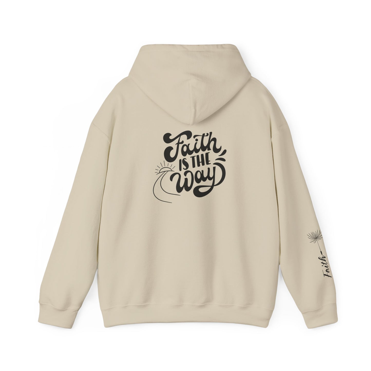 Hope & Faith Unisex Hooded Sweatshirt | Inspirational Graphic Hoodie